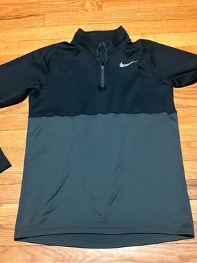 Nike Black Dri-FIT Running Half-Zip Pullover
